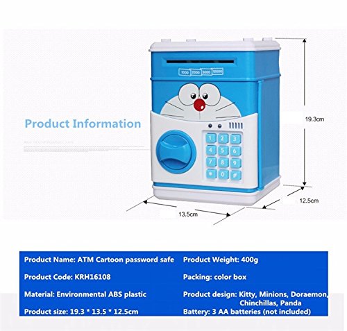 Emob Mini ATM With Electronic Lock & Secret Code To Unlock with Password - Image 6