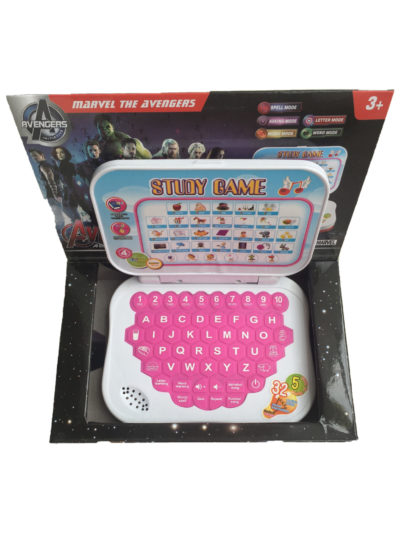 Kids Mini Laptop English Learner Study Game Computer Notebook (Avengers ...