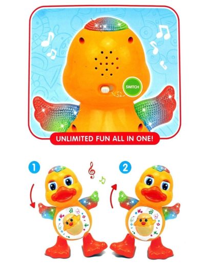 Dancing DUCK with Music Flashing Lights and Real Dancing Action - Image 4
