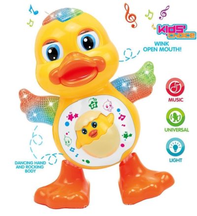 Dancing DUCK with Music Flashing Lights and Real Dancing Action