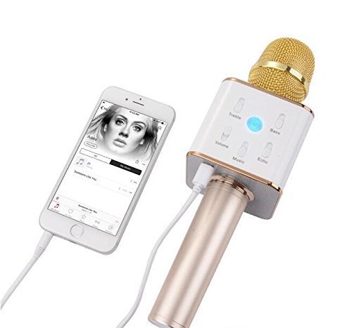 Q7 Bluetooth Wireless Karaoke Mike For With All Smart Phones - Multicolor - Image 3