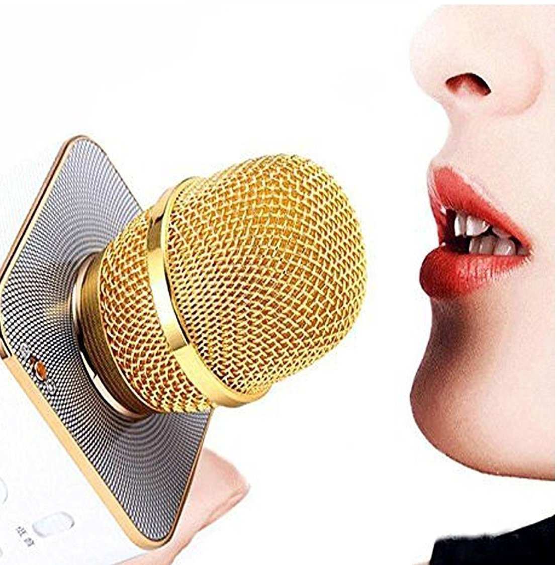 Q7 Bluetooth Wireless Karaoke Mike For With All Smart Phones - Multicolor - Image 12
