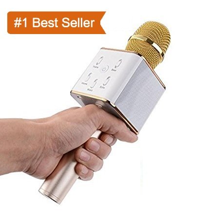 Q7 Bluetooth Wireless Karaoke Mike For With All Smart Phones - Multicolor - Image 10